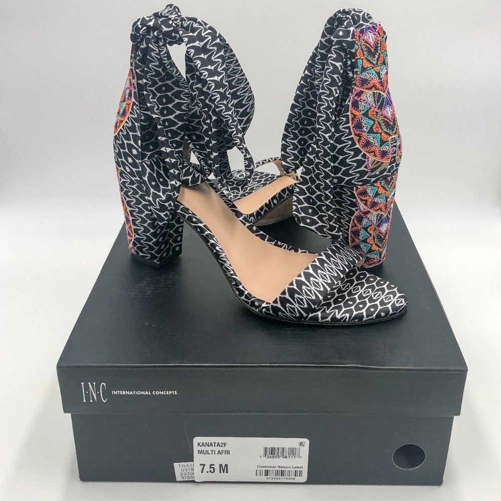 Trina Turk x INC Kanata 2 Wrap Up Heeled Sandals